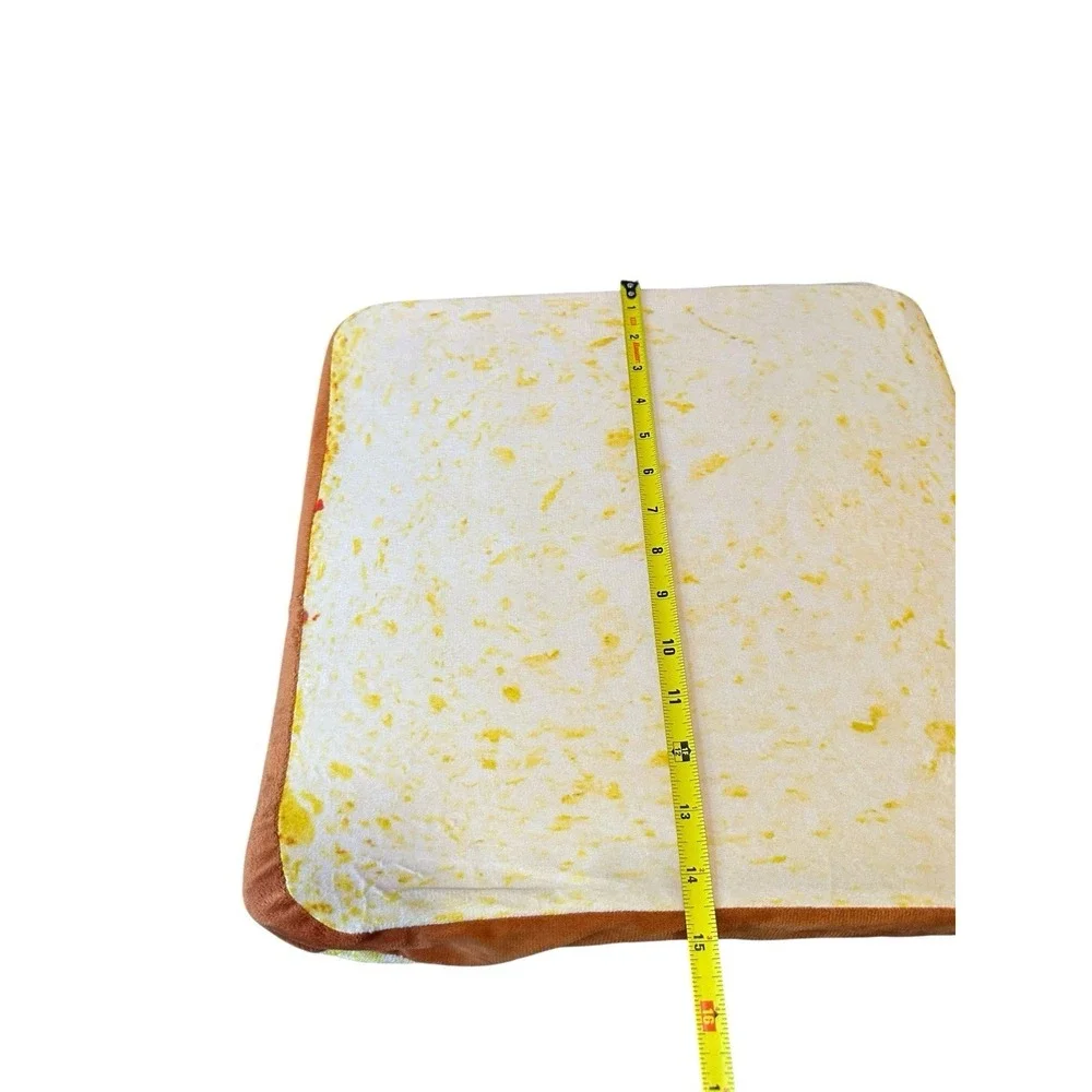 NEW 1 square toast bread seat chair cushions novelty funny food